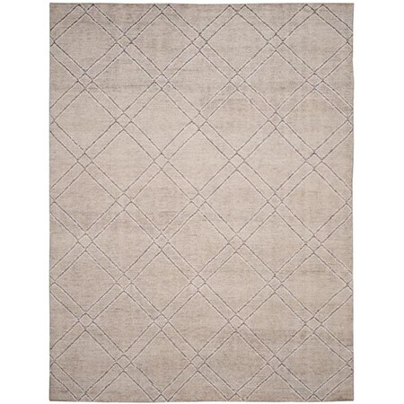 Safavieh 8 x 10 ft. Stone Wash Hand Knotted Large Rectangle Area Rug, Khaki and Grey STW701B-8